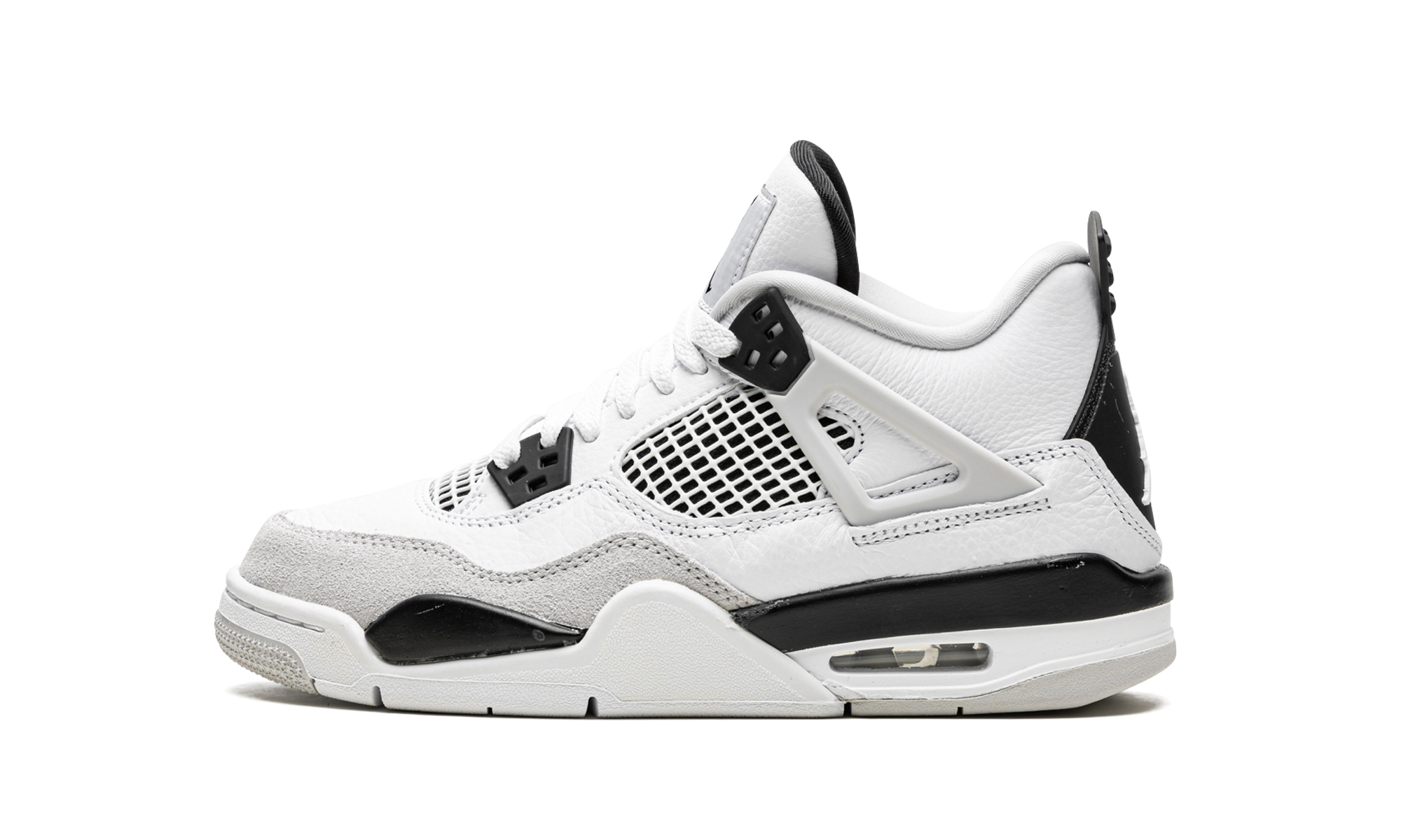 Air Jordan 4 Retro GS Military Black 408452 111