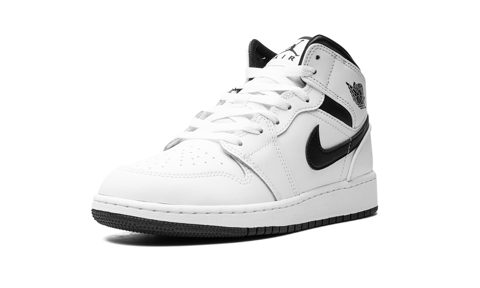 Air Jordan 1 Mid GS White/Black DQ8423 132