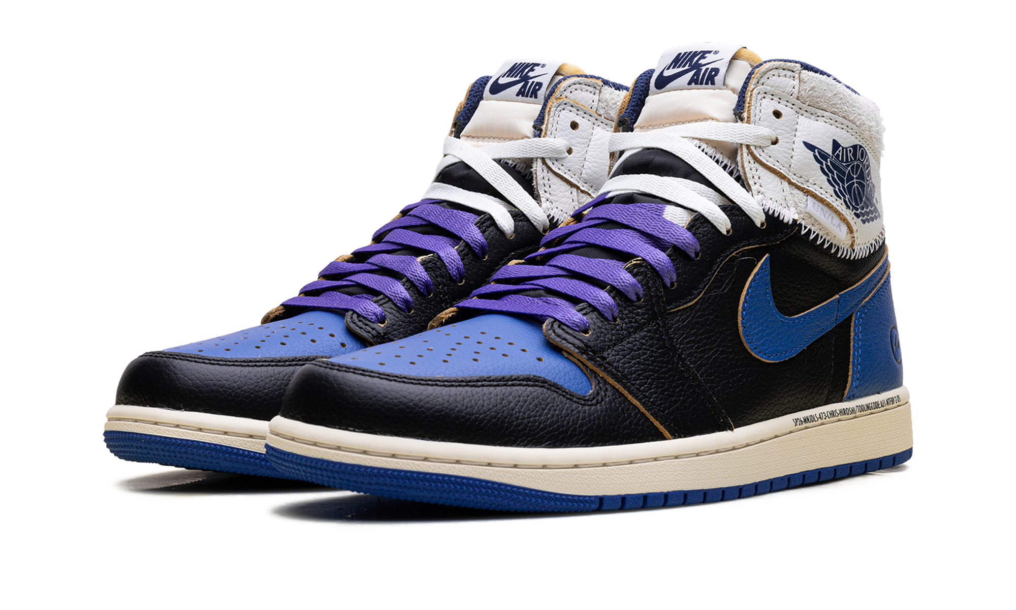 Air Jordan 1 Fragment Design - Union LA - Royal IO7847 001