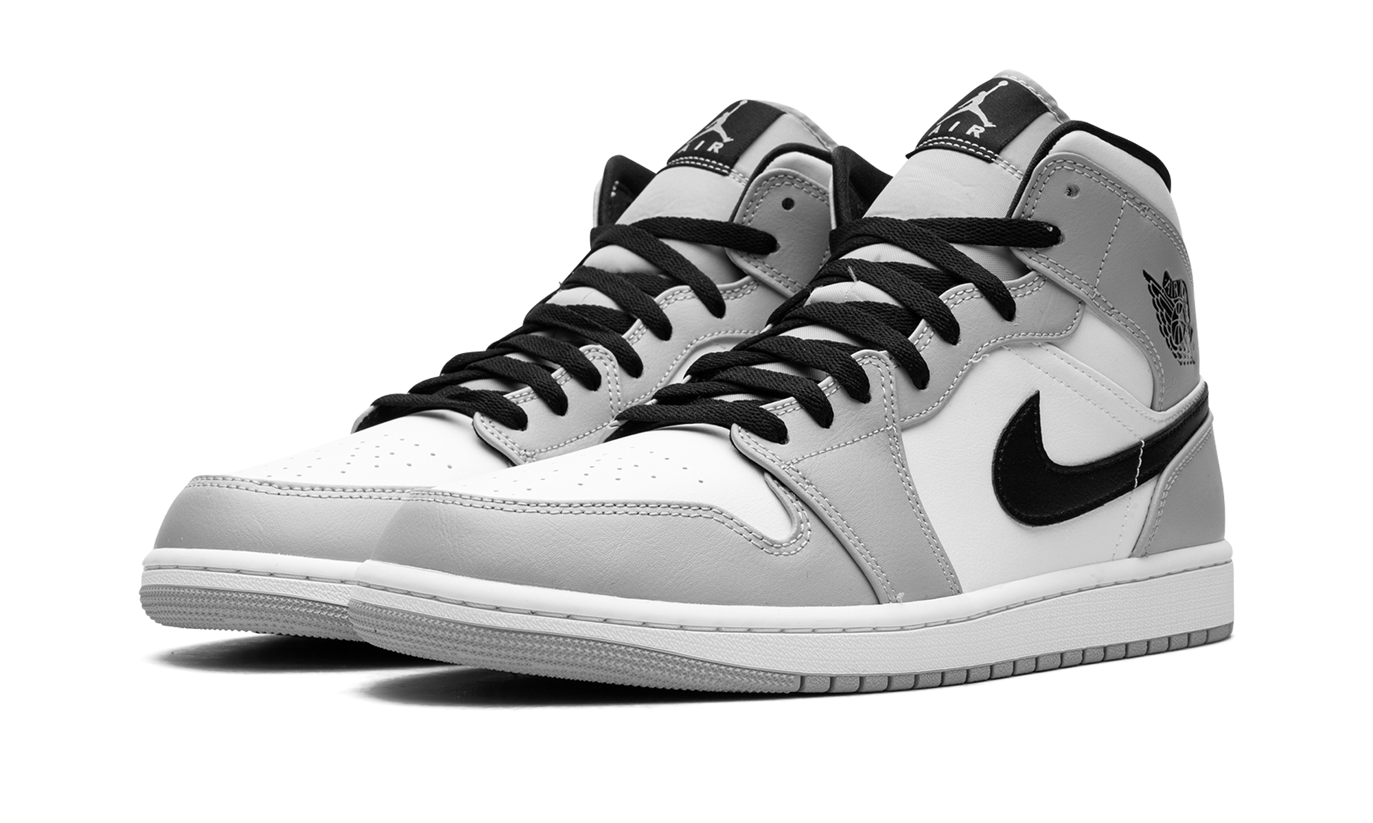 Air Jordan 1 Mid Light Smoke Grey 554724 092