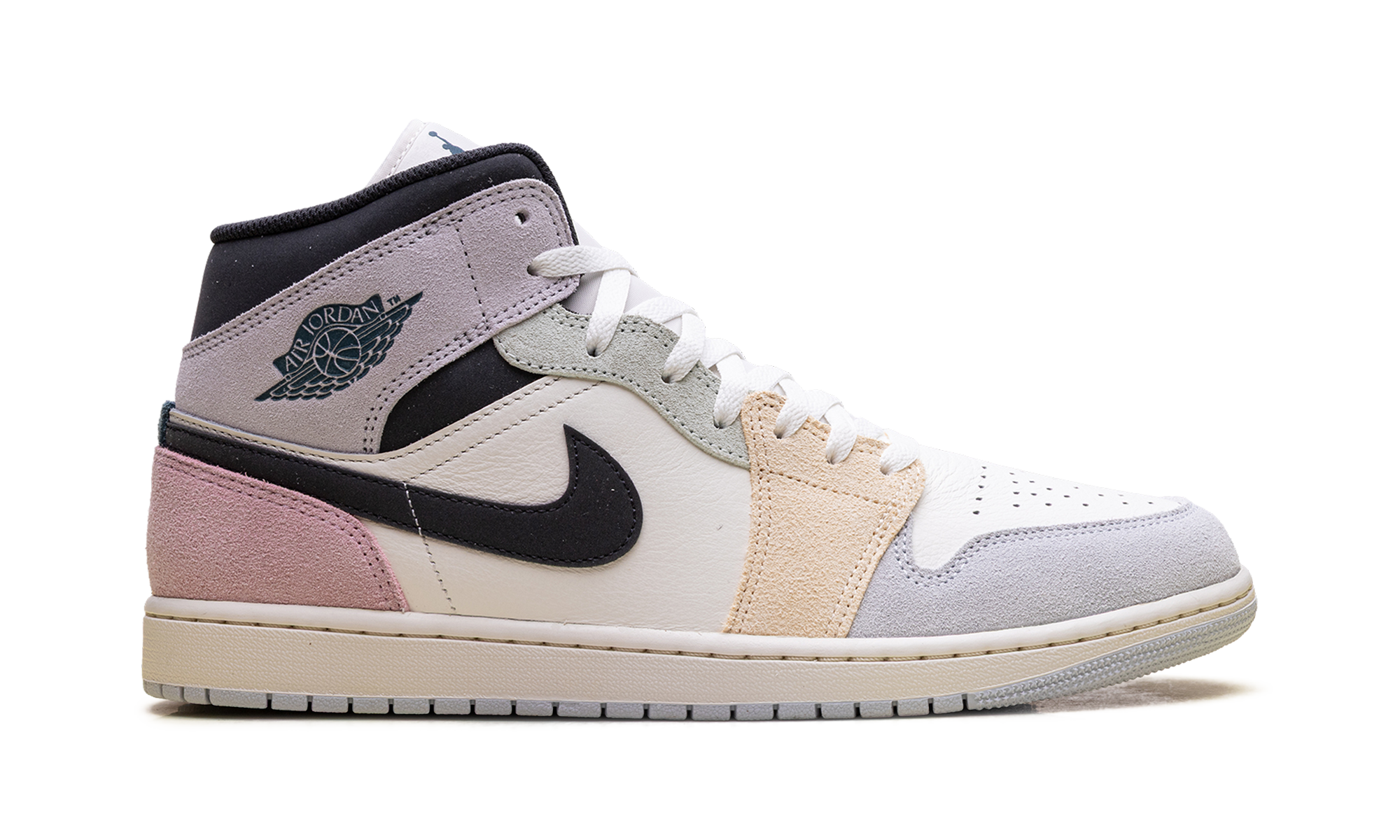 Air Jordan 1 Mid Sail / Anthracite-Jade Aura-Iced Jade IB7110 100
