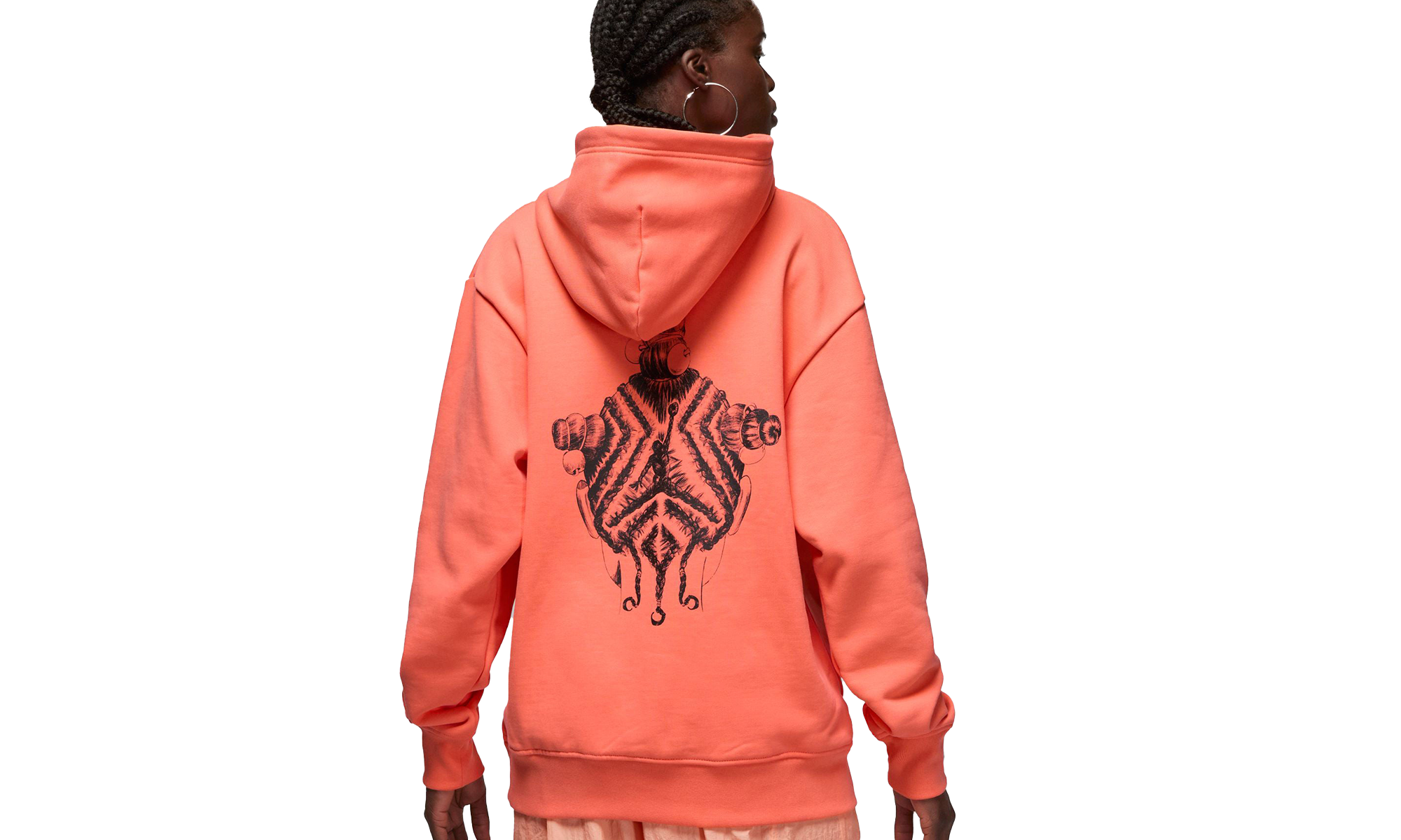 Jordan x Bephies Beauty Supply Pullover Orange dr1895 680