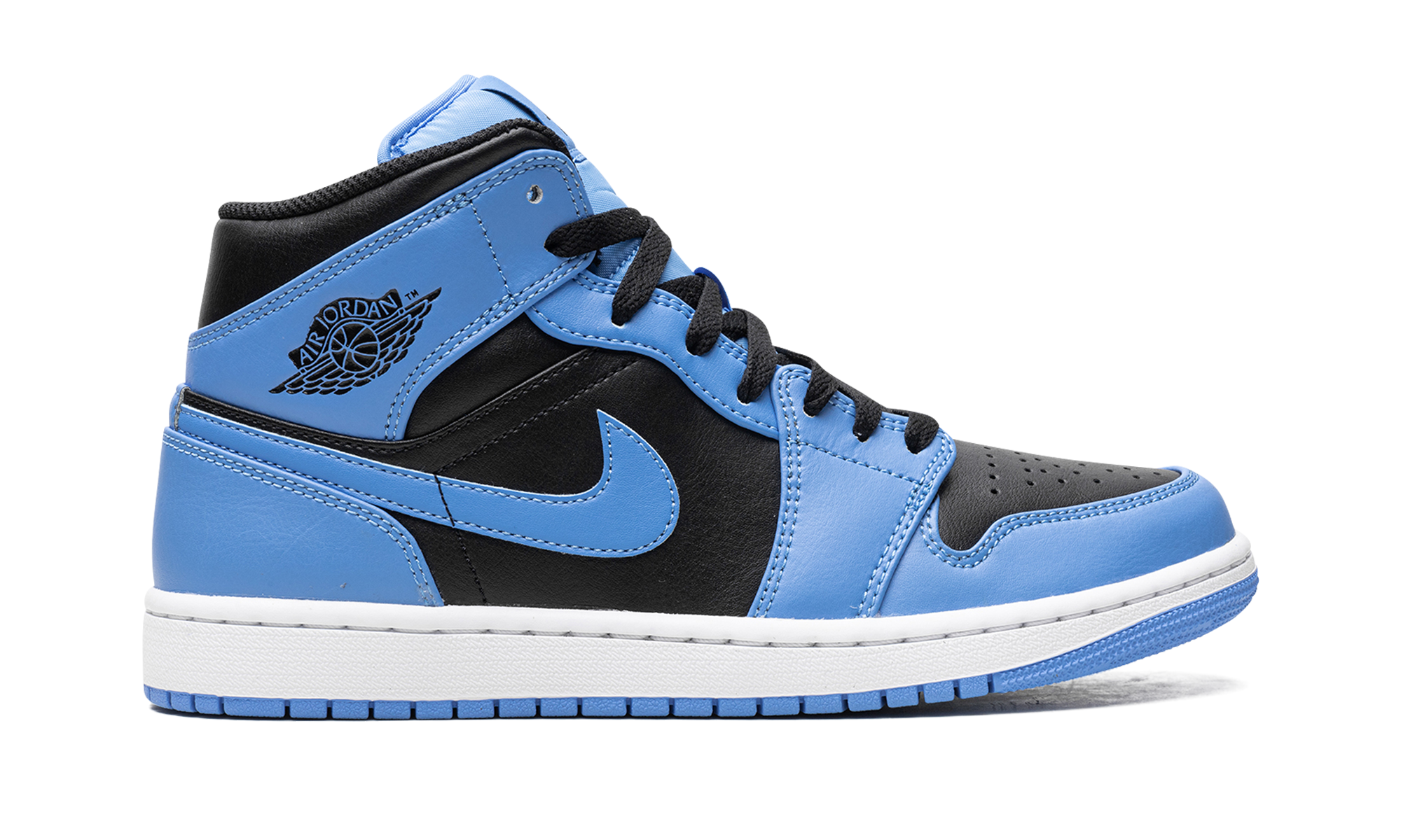 Air Jordan 1 Mid University Blue Black DQ8426 401