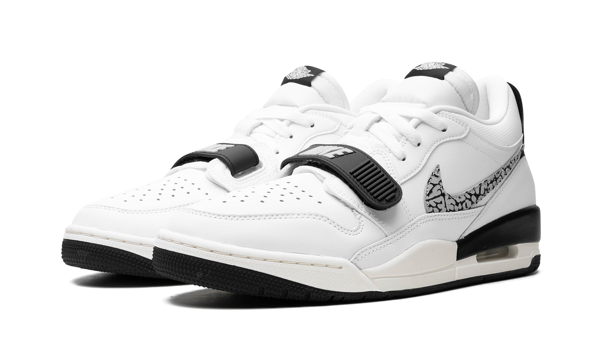 Air Jordan Legacy 312 Low White Black Elephant Swoosh CD7069 110