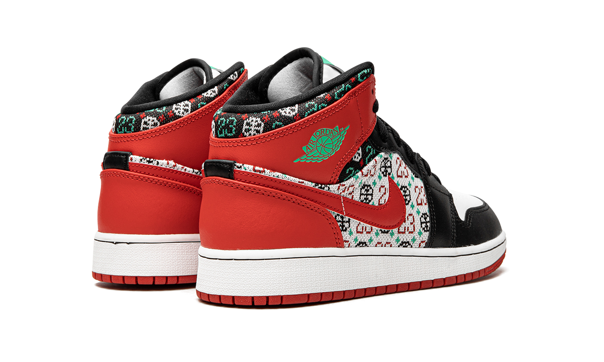 Jordan 1 Mid GS Ugly Christmas Sweater DM1208 150