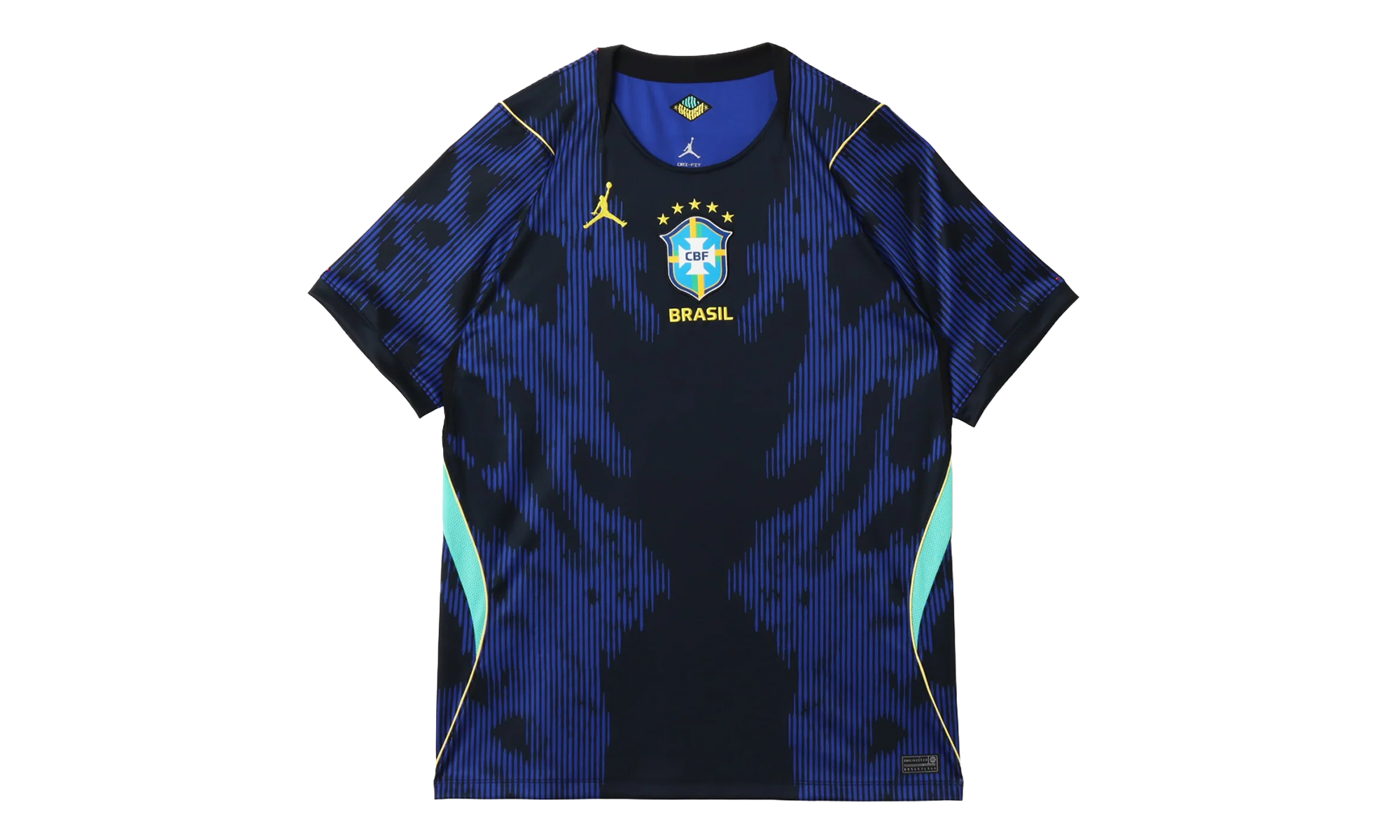 Jordan Dri-FIT Football Replica Shirt Brazil 2026 Stadium Away - Old Royal / Black IU1072 417