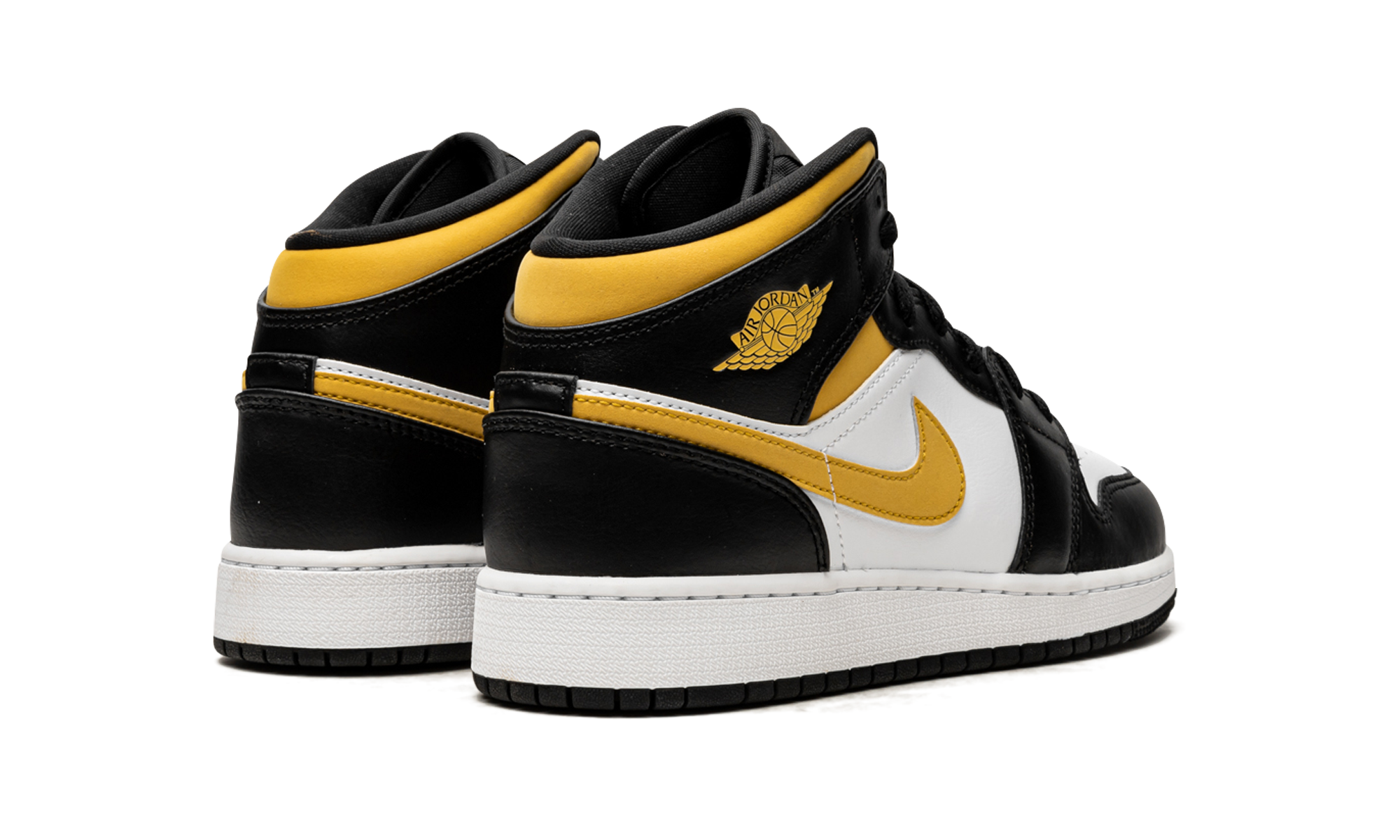 Air Jordan 1 Mid GS Pollen / Black / White 554725 177