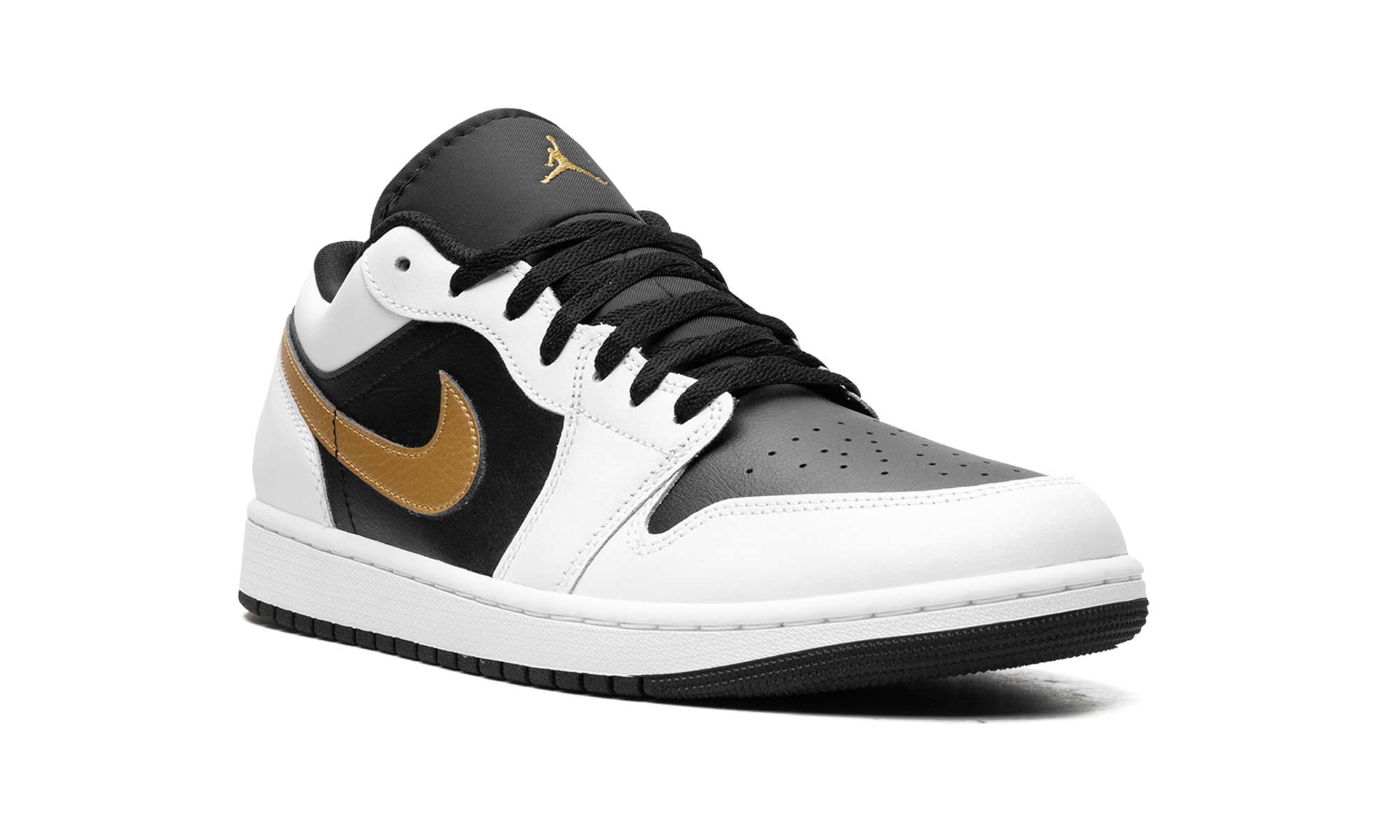 Air Jordan 1 Low Gold Swoosh 553558 172