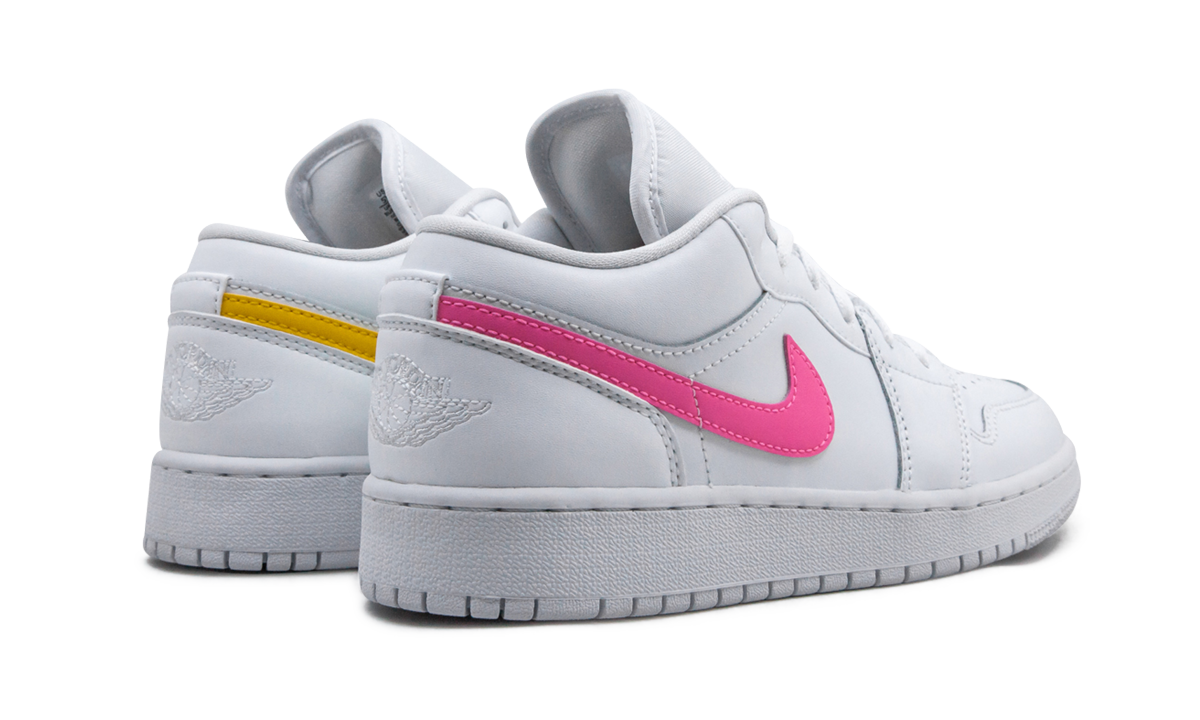 Air Jordan 1 Low GS Multicolor Swoosh CW7035 100
