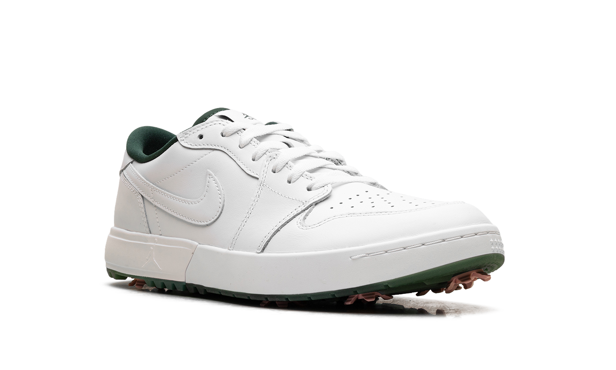 Air Jordan 1 Low Golf Spiked White Fir Elemental Pink IQ3417 100