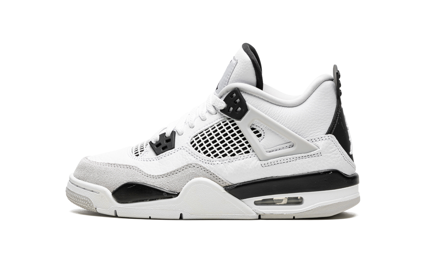 Air Jordan 4 Retro GS Military Black 408452 111