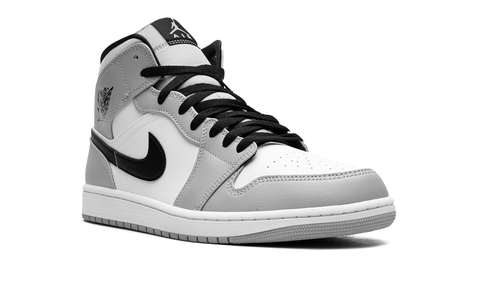 Air Jordan 1 Mid Light Smoke Grey 554724 092