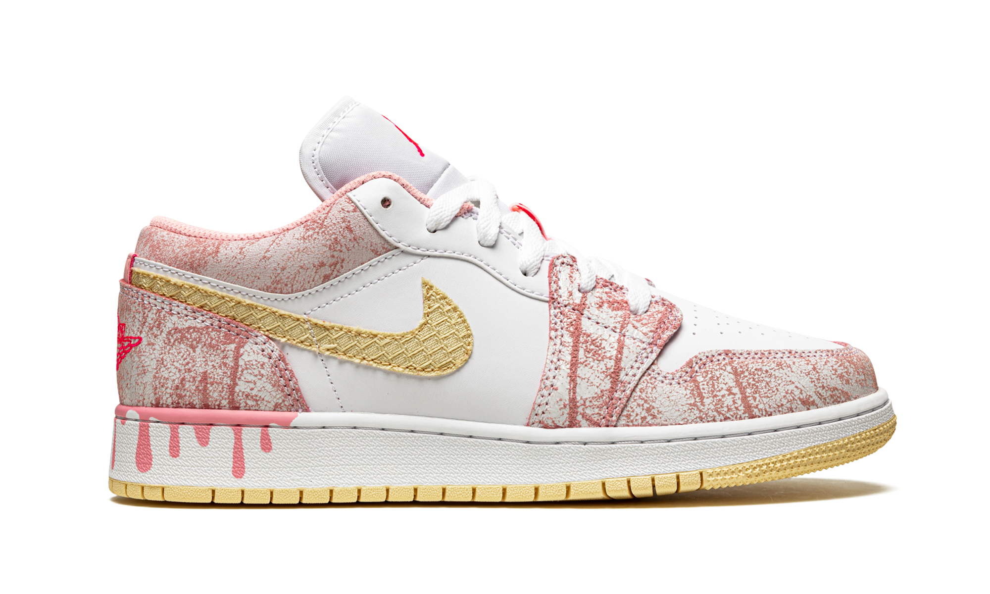 Air Jordan 1 Low SE GS Paint Drip CW7104 601
