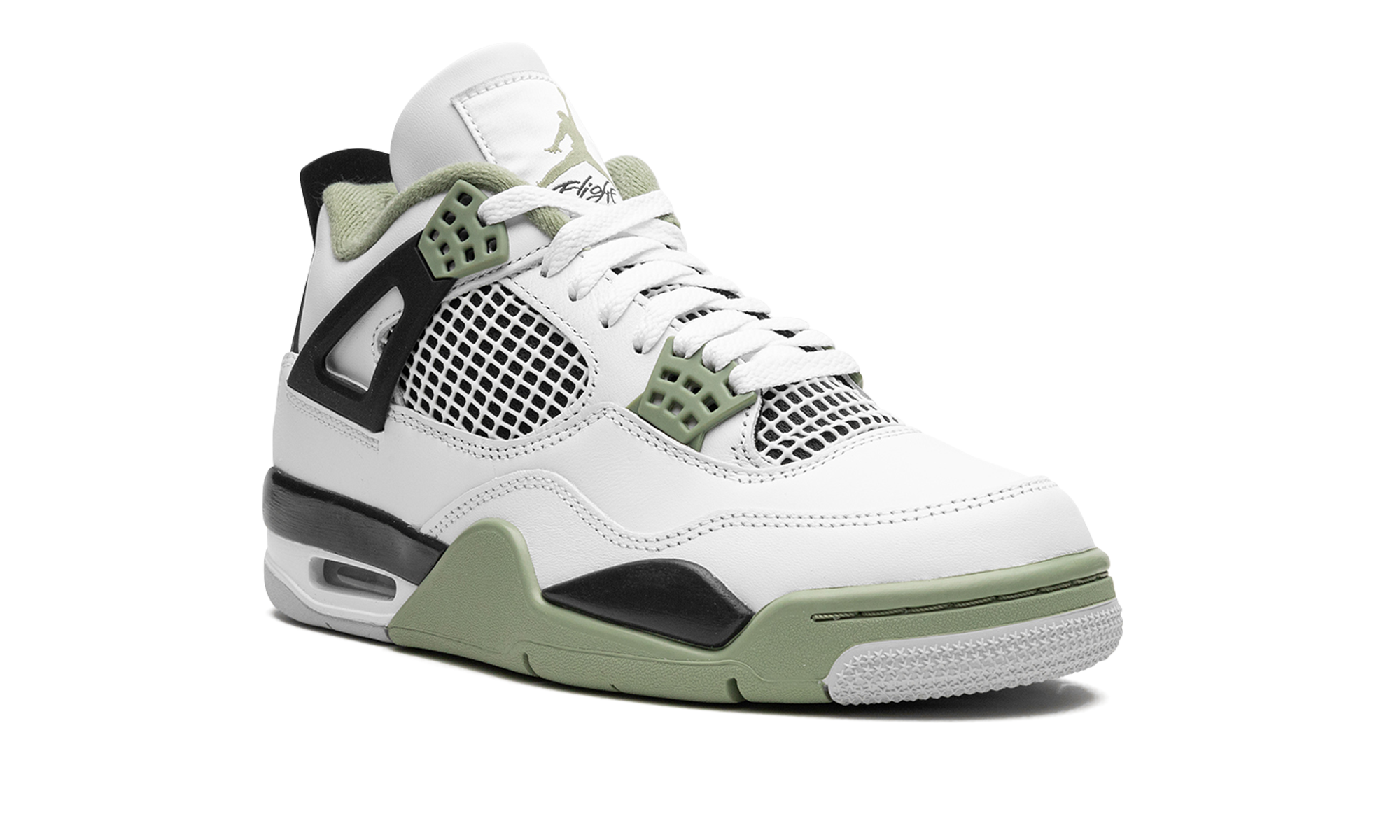 Air Jordan 4 Retro WMNS Seafoam Oil Green AQ9129 103