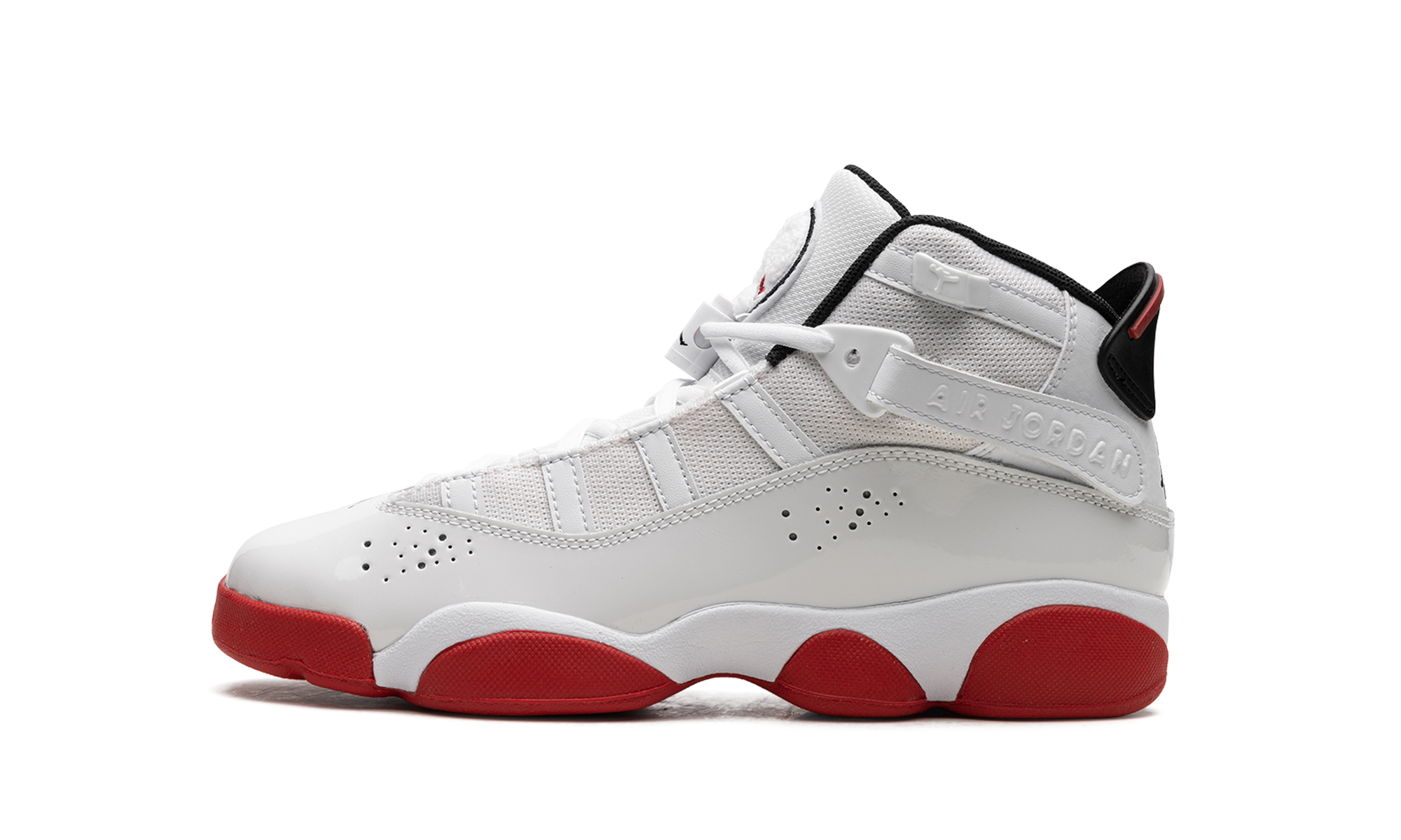 Jordan 6 Rings GS White University Red 323419 160