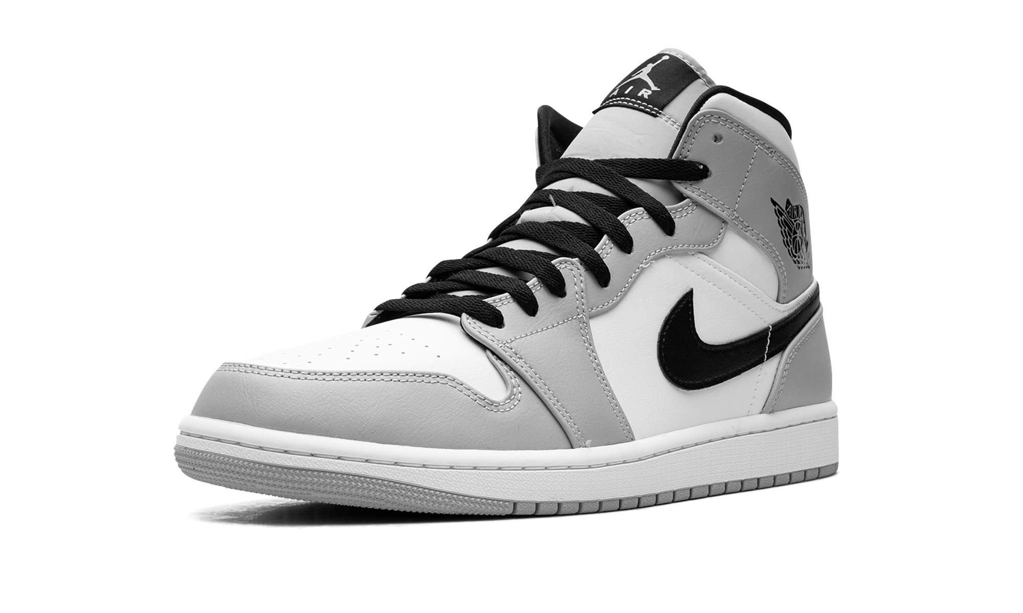 Air Jordan 1 Mid Light Smoke Grey 554724 092
