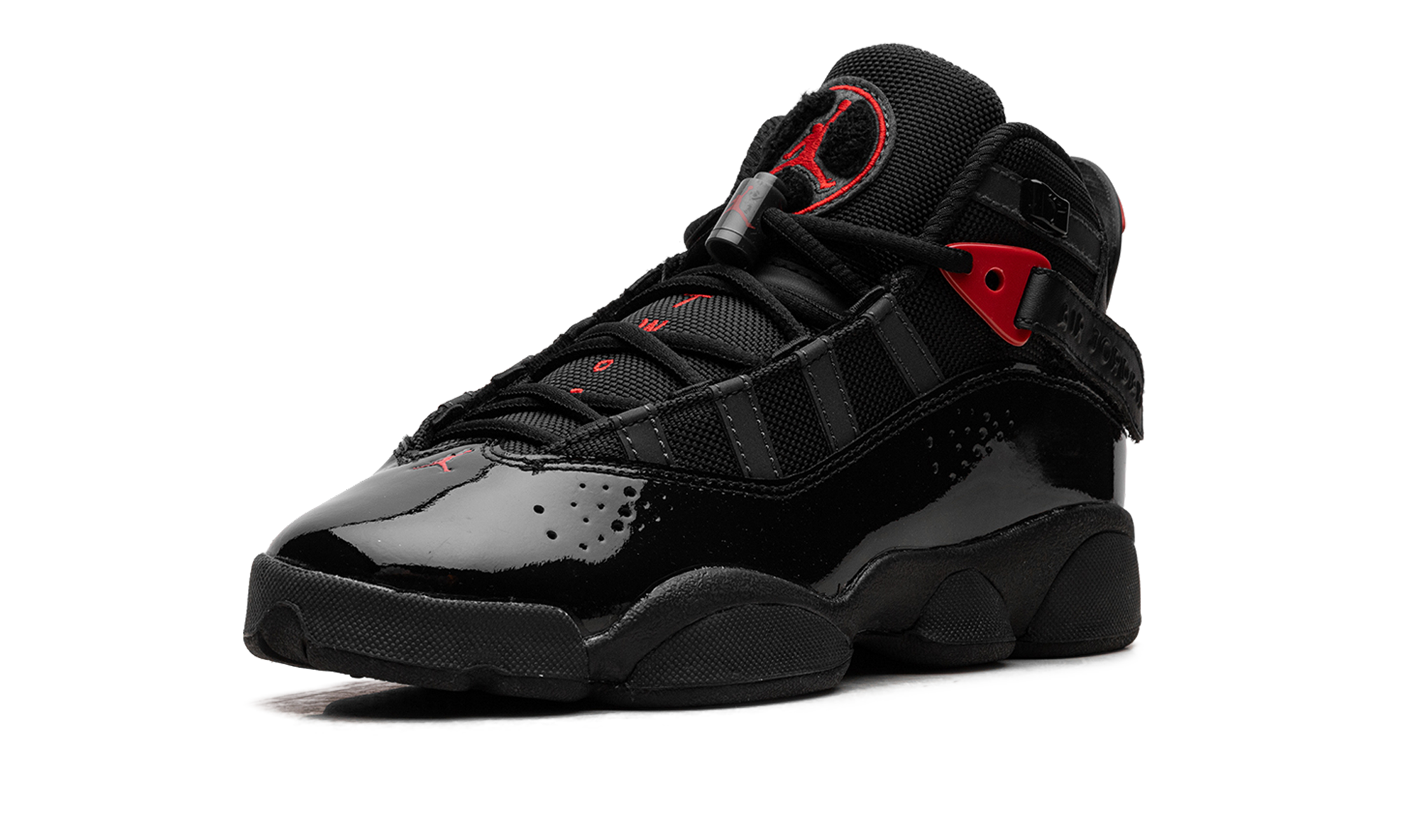 Jordan 6 Rings GS Black Varsity Red 323419 026