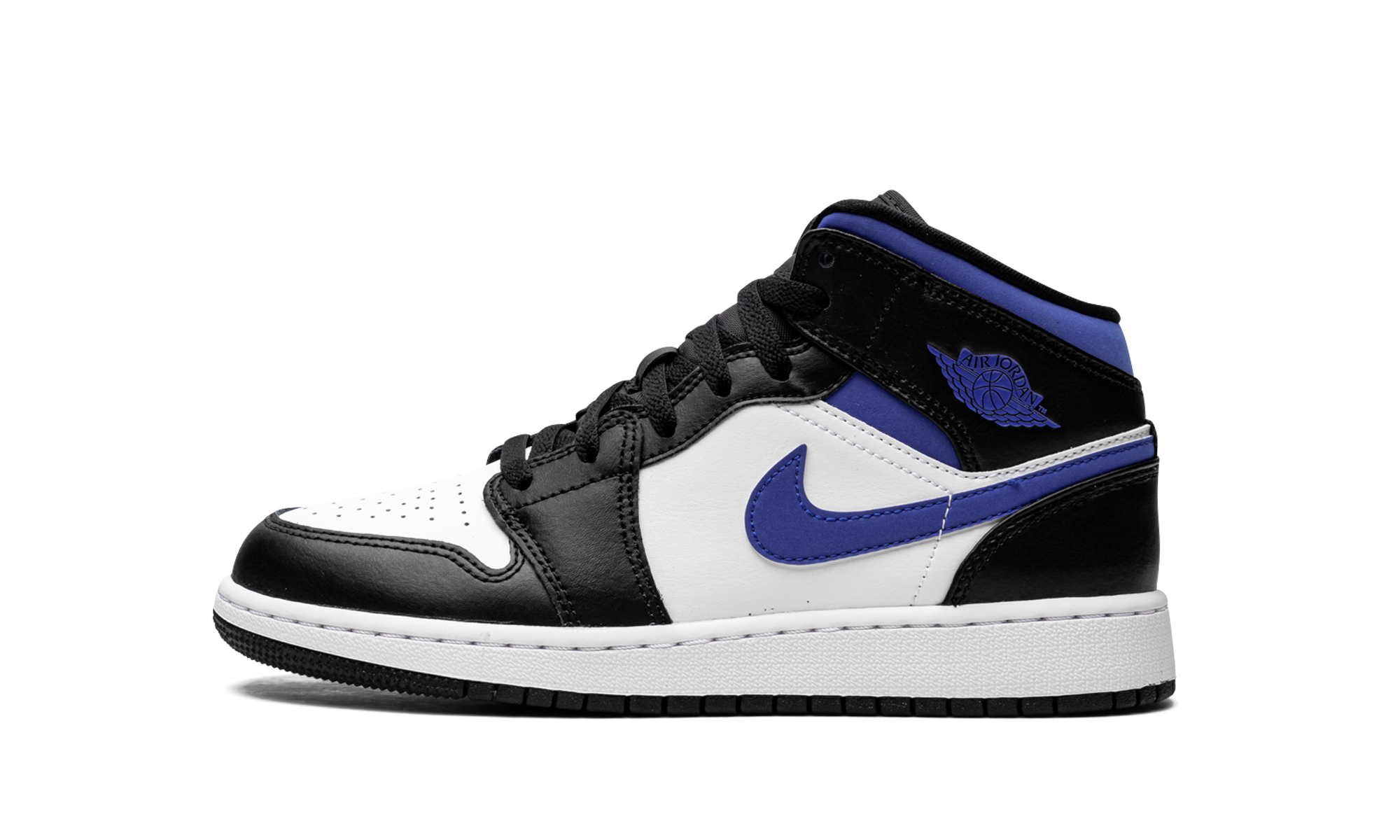 Air Jordan 1 Mid GS Racer Blue / Black / White 554725 140